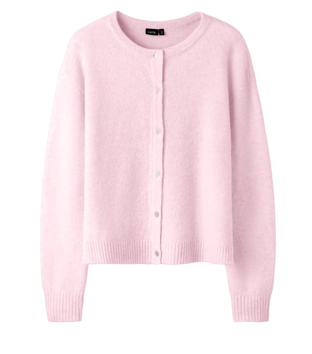 LMTD BYNT KNIT CARDIGAN, Colour: PEEK-A-BOO PINK, Size: 134/140 (9/10)