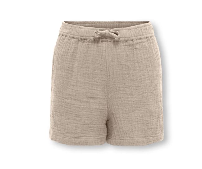 ONLY GIRLS THYRA STRING SHORTS, Colour: FEATHER GRAY, Size: 140 (10)