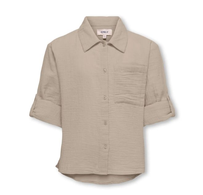ONLY GIRLS THYRA SHIRT, Colour: FEATHER GRAY, Size: 140 (10)