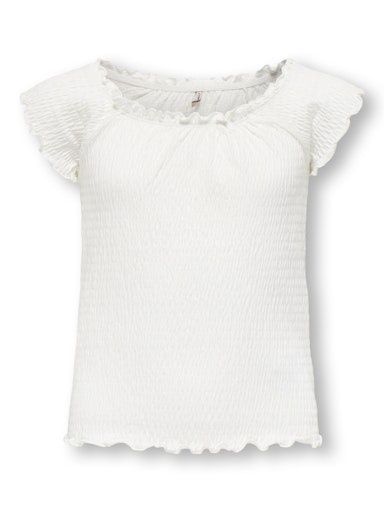 ONLY GIRLS JOJO LIFE TOP, Colour: CLOUD DANCER, Size: 134/140 (9/10)