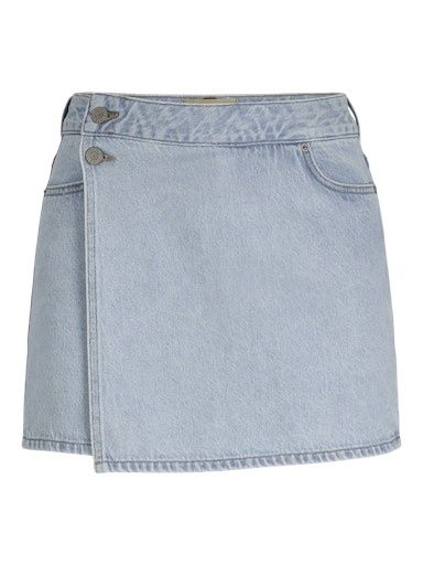 JJXX GRETA HW DENIM SKORT, Colour: LIGHT BLUE, Size: XS