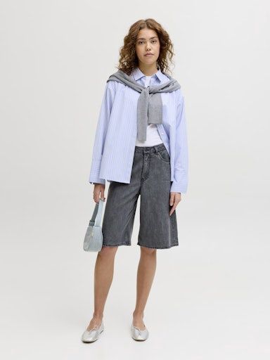 JJXX TOKYO PAULINA LONG HIGH WAIST SHORTS