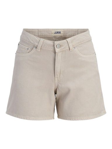JJXX SEVILLE MID WAIST DENIM SHORTS, Colour: MOONBEAM, Size: XS