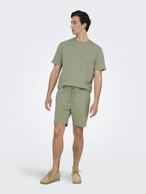 ONLY &amp; SONS KIAN SEERSUCKER SHORTS