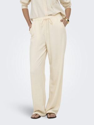 ONLY SIESTA PULL-UP LINEN PANT
