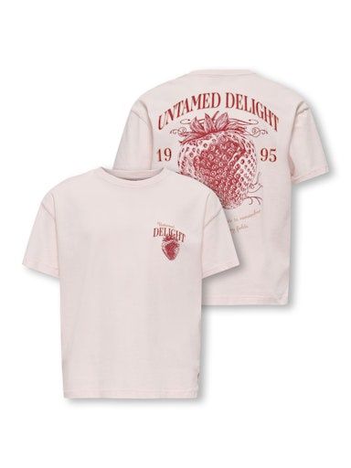 ONLY GIRLS SARA PRINT WASHED, Colour: BARLEY PINK, Size: 134/140 (9/10)