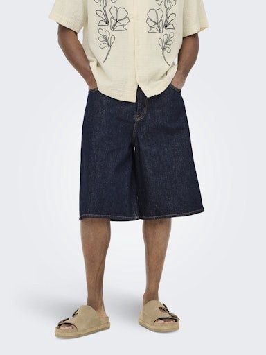 ONLY &amp; SONS CARL RINSE 6916 DENIM SHORTS