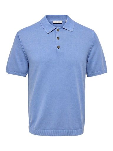 ONLY &amp; SONS GARSON WASH POLO KNIT, Colour: ULTRAMARINE, Size: S