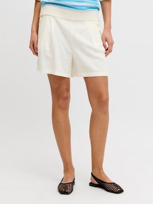 JJXX ALMIRA LINEN BLEND HIGH WAIST SHORT