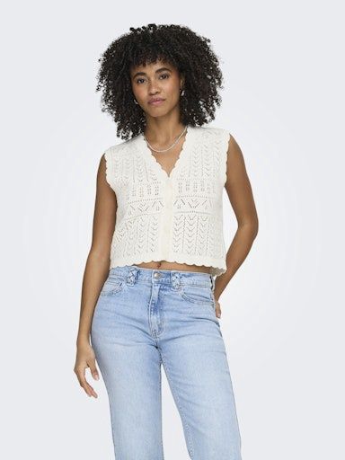ONLY IRINA V-NECK BUTTON VEST