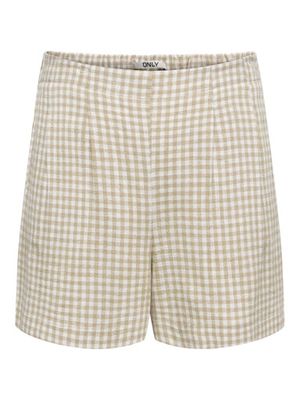 ONLY SIESTA HIGH WAIST SIMPLE LINEN SHORTS