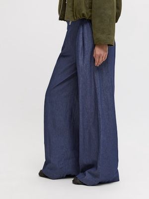 JJXX DEBBY CHAMBREY HW WIDE PANTS