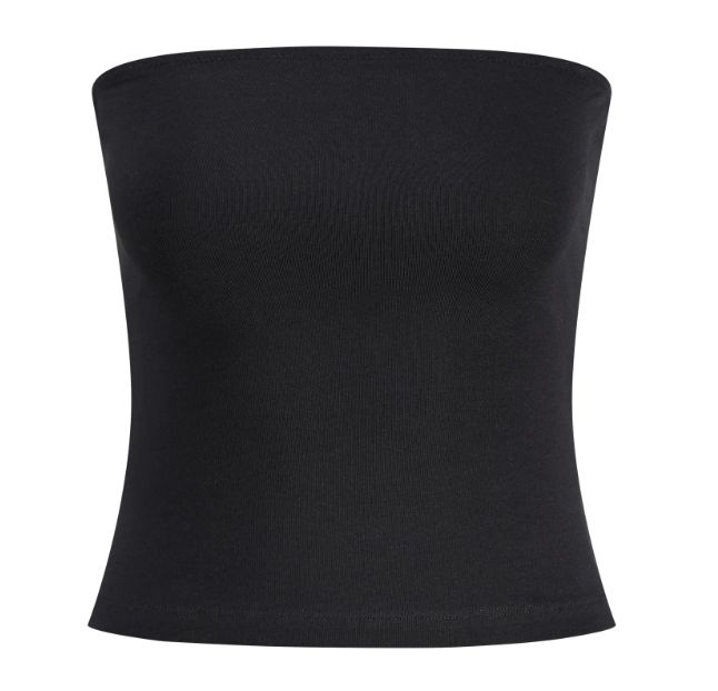 JJXX GIGI STR TUBE TOP, Colour: BLACK, Size: XS