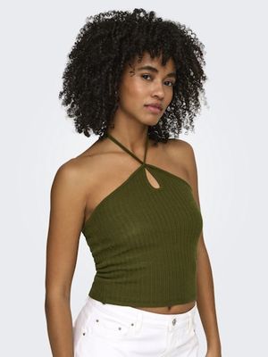 ONLY ZOEY HALTER NECK TIE STRING KNT