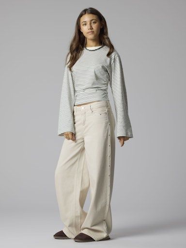 LMTD HYEDSTUD LOW WAIST X-WIDE PANT