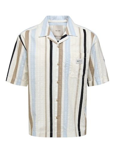 ONLY &amp; SONS ZEKE RLX RESORT SHIRT, Colour: EGRET, Size: XS