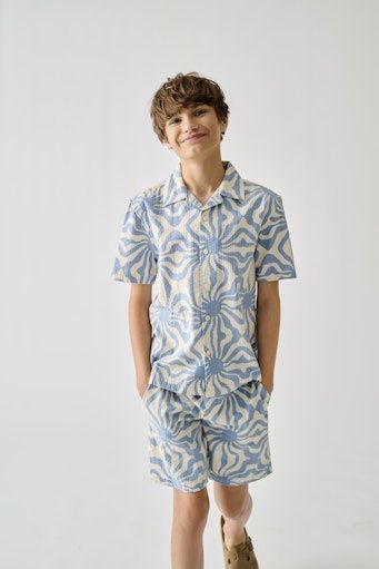 ONLY &amp; SONS JR CRUZ SEERSUCKER JOGGER SHORTS