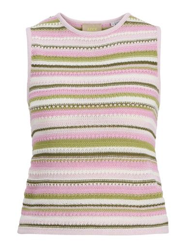 JJXX RORY O-NECK TOP KNIT, Colour: PEEK-A-BOO PINK, Size: XS