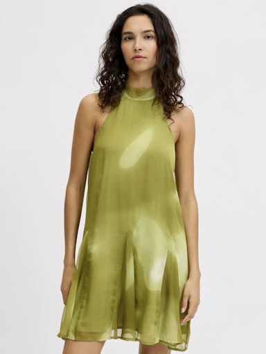 JJXX EMILIA CHIFFON HALTERNECK DRESS