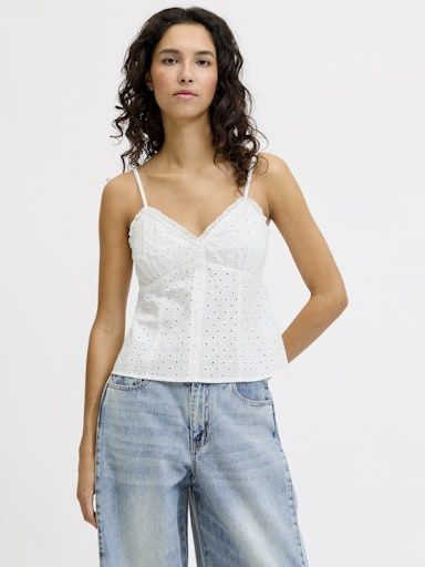 JJXX SUN BRODERIE ANGLAISE TOP