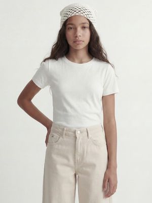JJXX GIRLS FRANKIE RIB TEE
