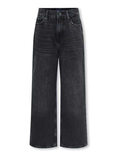 ONLY &amp; SONS JR REMI WIDE JEANS 8781 DENIM, Colour: WASHED BLACK, Size: 140