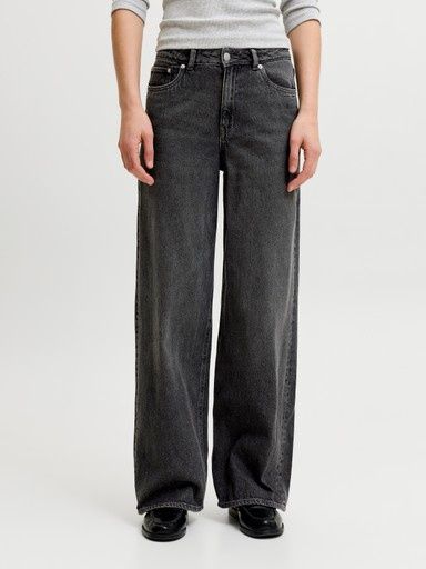 JJXX TOKYO WIDE HW R386 DENIM, Colour: BLACK DENIM, Size: 24/30