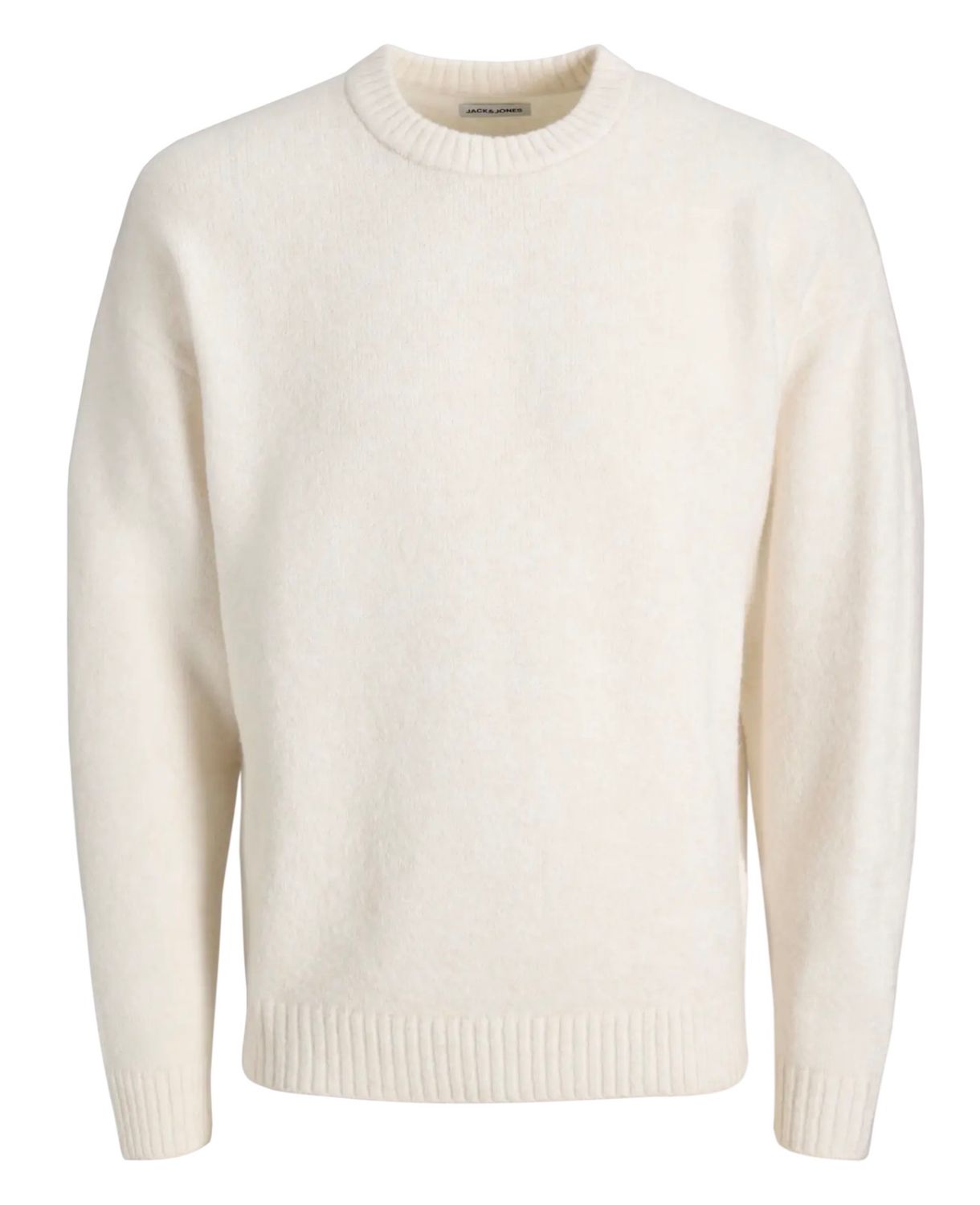JACK &amp; JONES SOHO OLLIE KNIT CREW NECK SN, Colour: MOONBEAM, Size: S