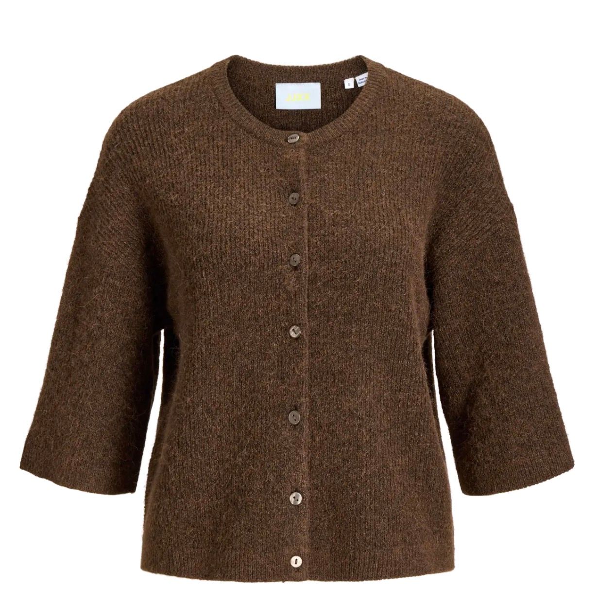 JJXX EVI SS CARDIGAN KNIT, Colour: DEMITASSE, Size: XS