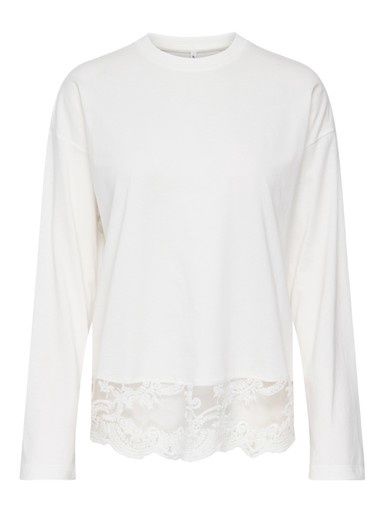 ONLY VIVVI LACE BOTTOM, Colour: CLOUD DANCER, Size: XS