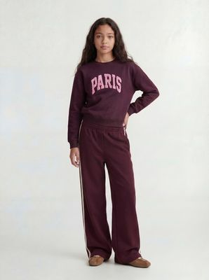 JJXX GIRLS TATUM TERRY PATCH CREW SWEATER