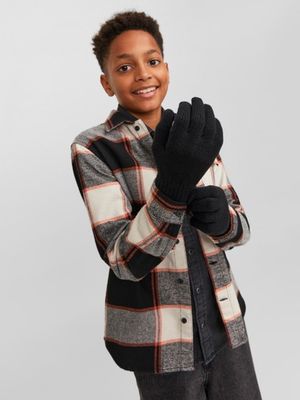 JACK &amp; JONES JR BARRY KNITTED GLOVES