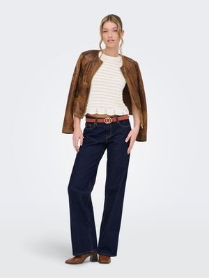 ONLY JUICY LOW WAIST WIDE LEG