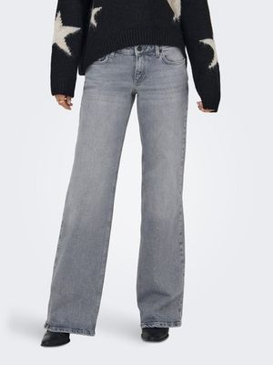 ONLY JUICY LOW WAIST WIDE LEG GREY
