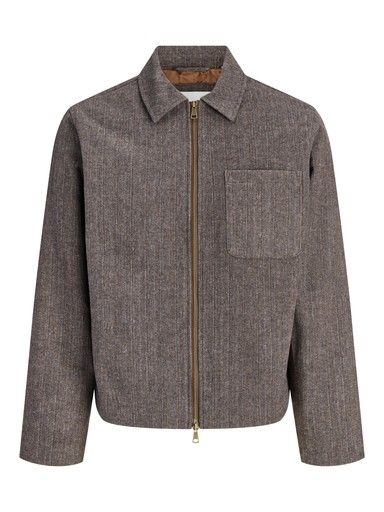 JACK &amp; JONES SALAMANCO SHACKET, Colour: CHOCOLATE CHECKS, Size: S