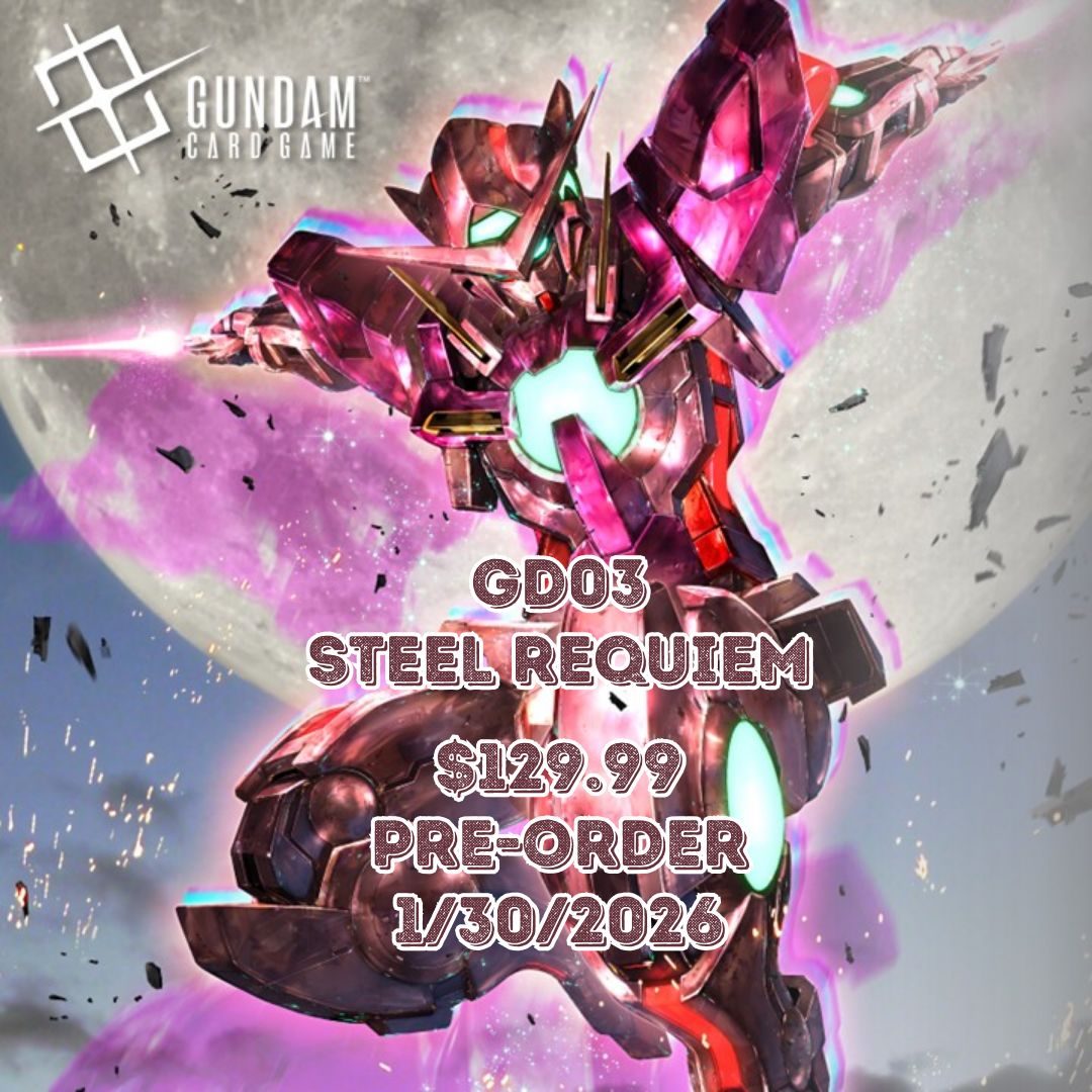 GD03 Steel Requiem Gundam TCG Booster Box