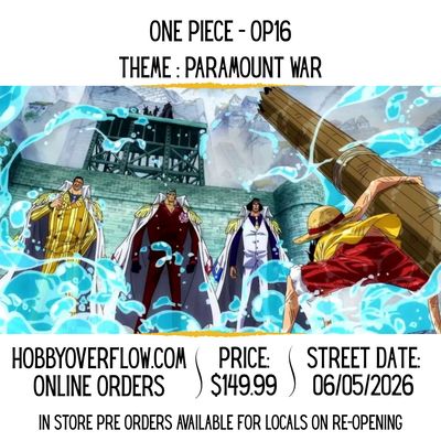 OP16 - Sealed One Piece TCG Booster Display