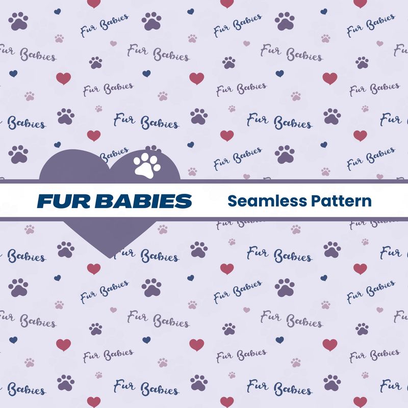 Fur Babies Seamless Pattern ??