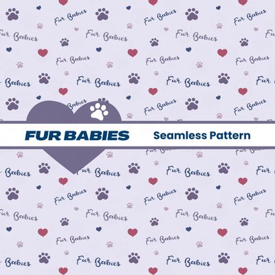 Fur Babies Seamless Pattern ??