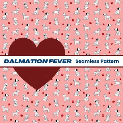 Dalmation Fever Seamless Pattern