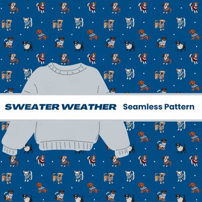 Sweater Weather Seamless Pattern