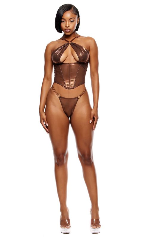Bronzed Bustier