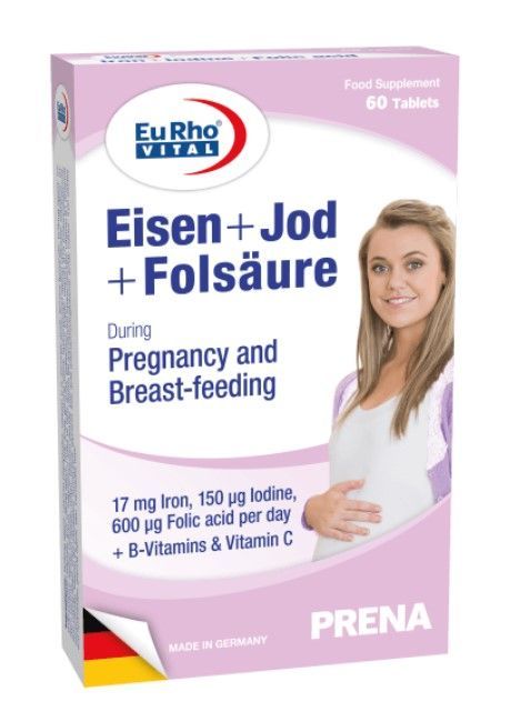 Euro Vital Eisen + Iodine + Folic Acid Tablets