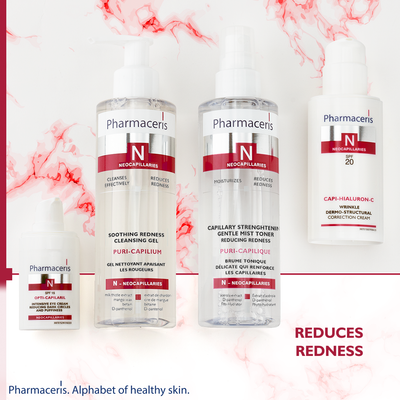 Care for vascular problems in the skin