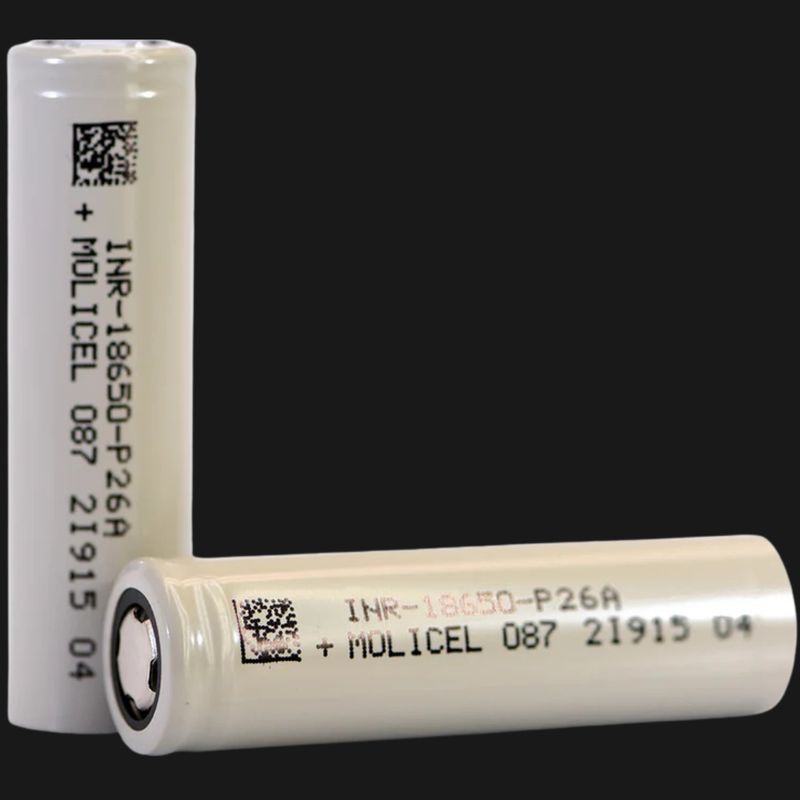 Molicel P26A 2600mAh 18650 Battery
