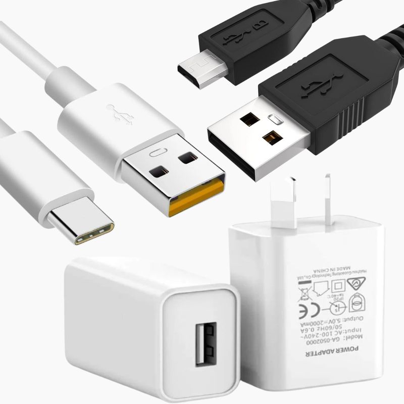USB Charging Cables and Plugs