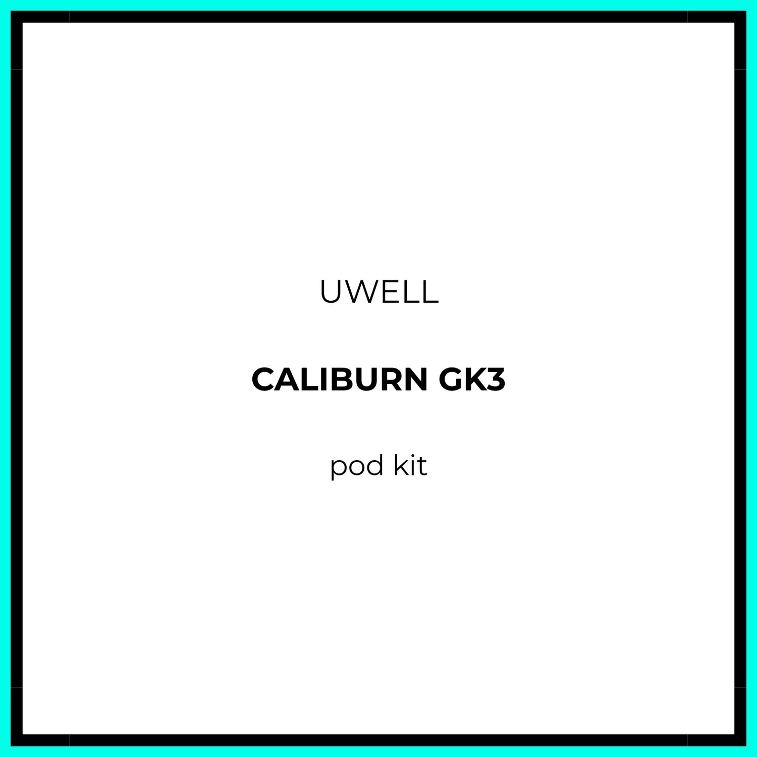 Uwell Caliburn GK3 Compliant Pod Kit