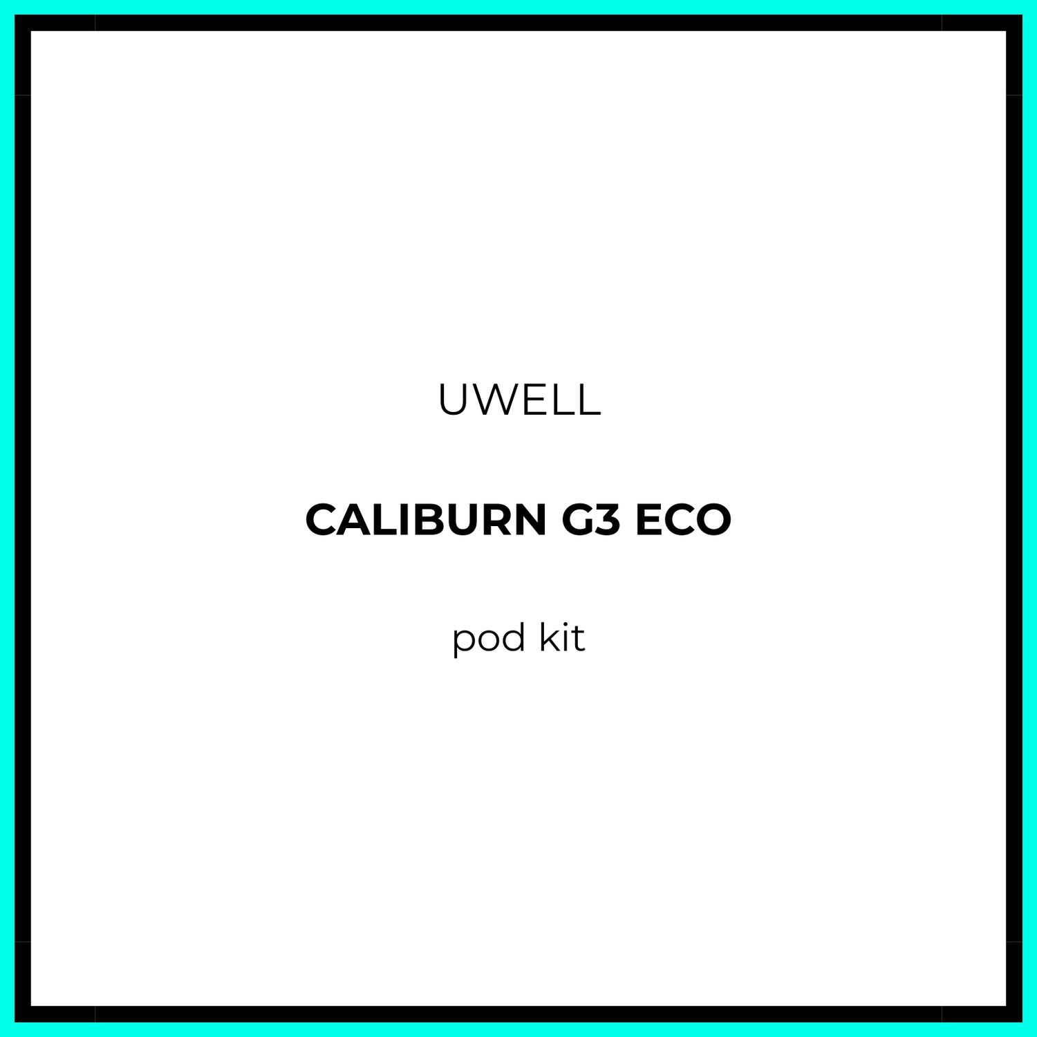 Uwell Caliburn G3 ECO Pod Kit