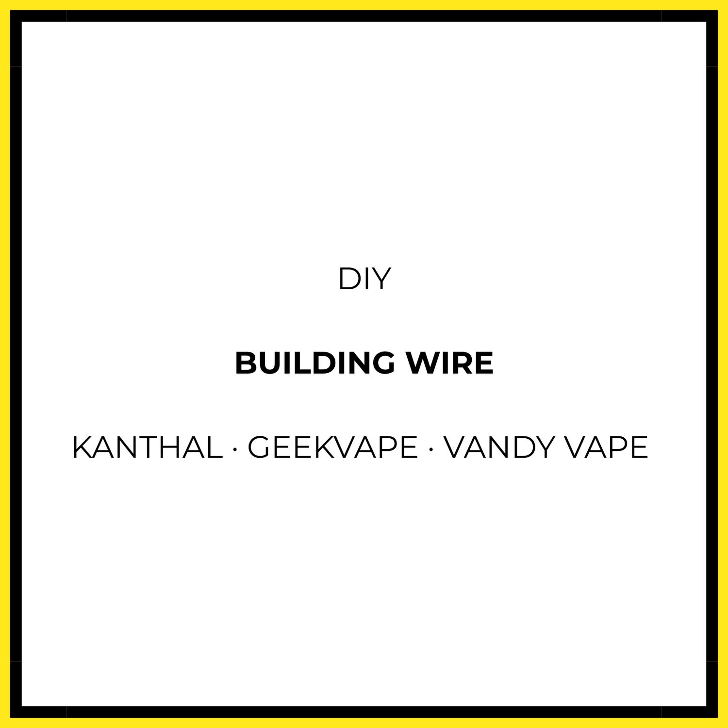 DIY Building Resistance Wire