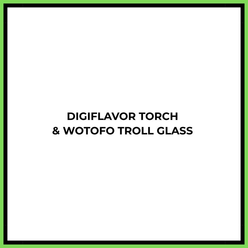 Digiflavor Torch RTA and Wotofo Troll Replacement Glass